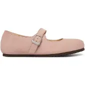 Birkenstock Santa Clarita Natural Leather Narrow Mary Janes