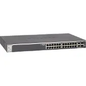 Netgear Smart S3300-28X - V3 - switch - L3 Lite - smart - 24 x 10/100/1000 + 2 x 10Gb Ethernet + 2 x 10Gb Ethernet SFP+ - stasjonær, rackmonterbar