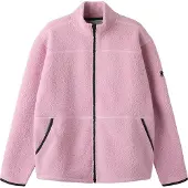 Name It Kids Fleecejakke - Teddy - NkfBulina - Mauve Mist - - 7-8 år (122-128) - Fleecejakke