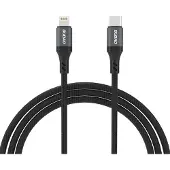 Dudao L3CL USB-C - Lightning 30W 2m Braided Cable - Black