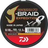 Daiwa J´braid Exp X8 300 M Flettet Fiskesnøre