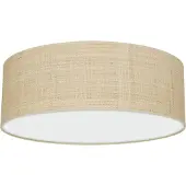 Eko-Light Taklampe Leano, lyst tre, rotting, Ø 50 cm