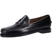 Sebago for woman. 7001530 Classic Leather Moccasins Dan black (37), Flat, 1 to 3 cm, None, Casual, Party