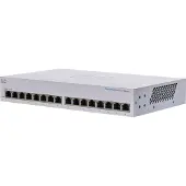 Cisco Business 110 Series 110-16T - Switch - ikke-styrt - 16 x 10/100/1000 - rackmonterbar, stasjonær, veggmonterbar
