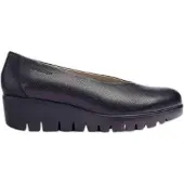 Wonders for woman. C-33100_2525_5792 Fly Leather Moccasins Black (36), 3 to 5 cm, None, Casual