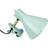 Dyberg Larsen klemmelampe Sleep, mintgrønn, Ø 15 cm, stål