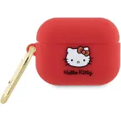 Hello Kitty Silikon 3D Kitty Head-etui for AirPods Pro 2 (2022/2023) - fuchsia