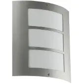 Eglo CITY outdoor wall lamp stainless steel