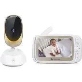 Motorola Nursery VM85 Connect - Spedbarnsovervåkingssystem - trådløs (Wi-Fi, 2.4GHz radio) - 5 - 1 kamera(er)