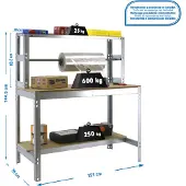 Simonwork (bancos De Trabajo) Bt4 Arbeidsbenk 1445x1210x760 Mm