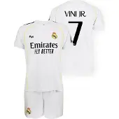 Real Madrid 25/26 Vinicius Hjem Kortskjorte Sett