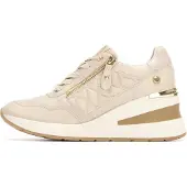 Xti for woman. 14438001-BEIGE Trainers 144380 beige (41), 3 to 5 cm, Zip, Casual