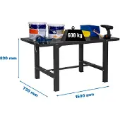 Simon Rack Simonwork (bancos De Trabajo) Bt6 Arbeidsbenk 830x1500x730 Mm