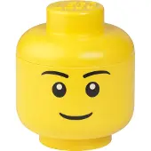 LEGO Knallgult, lite oppbevaringshode - gutt 5006258