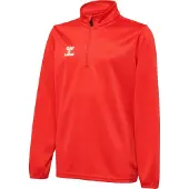 Hummel Genser - HmlEssential Half Zip - Ekte rød - - 6 år (116) - Genser