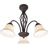 TRIO Taklampe Rustica, rustfarget, 3 lyskilder