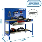 Simon Rack Simonwork (bancos De Trabajo) Bt2 Box Arbeidsbenk 1445x1210x610 Mm