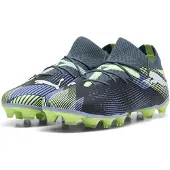 Puma FUTURE 7 MATCH FG/AG Football Boots Unisex, Shoes, Gray Skies/White/Fizzy Apple, 43