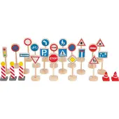 Small Foot trafikkskiltsett (25 deler)