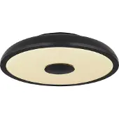 Globo LED-taklampe Raffy høyttaler RGBW svart