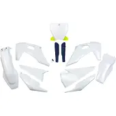 Ufo Husqvarna Tc/fc 2019-2022 Hukit622f-999w Fork Protectors &amp; Plastsett