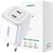 UGREEN Nexode GaN 45W Dual USB-C PD Charger - White