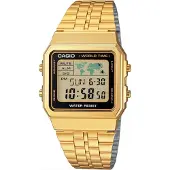 Casio A500wga-1 39mm 3atm Quartz Digital Klokke