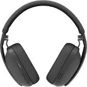 Logitech Zone Vibe Wireless - Hodesett - full størrelse - Bluetooth - trådløs - USB-C via Bluetooth-adapter - grafitt - Optimert for UC