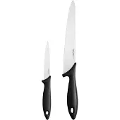 Fiskars Essential Cook Set-2 Pieces-kitchen Knife & Vegetable Knife Knivsett