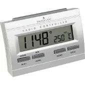 Techno Line WT87, Digital vekkerklokke, Rektangel, Sølv, 12/24h, °C, LCD