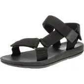 Camper for man. K100539-001 Match Sandals black (42), Flat, 1 to 3 cm, Velcro, Casual