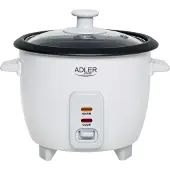 Adler Rice Cooker | AD 6418 | 300 W | 0.6 L | Number of programs 2 | White