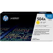 HP 504A - Gul - original - LaserJet - tonerpatron (CE252A) - for Color LaserJet CM3530 MFP, CM3530fs MFP, CP3525, CP3525dn, CP3525n, CP3525x
