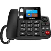 Onestyle SIM stasjonær mobiltelefon, svart, Opal
