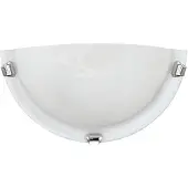 Eglo SALOME væglampe i krom med alabaster glas