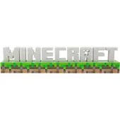 Paladone Minecraft - Dekorasjonslampe - Minecraft logo - hvit