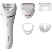 Philips Epilator Series 8000 BRE710/00 epilator / hårfjerningsapparat / våt- og tørrbruk / barberhode