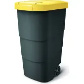 AWTOOLS hageavfallsbeholder WHEELER 110 gul lokk