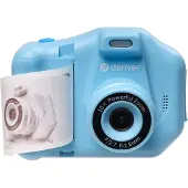 Denver KPC-1370BU barnekamera / kamera med skriver / instantkamera for barn med 64 GB microSD – Blå