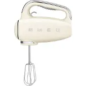 Smeg 50''s Style Køkkenmaskin HMF01CREU Creme, Håndmikser, Krem, Miksing, 1,5 m, Knapper, Aluminium