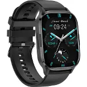 INF Smartklokke Vanntett Bluetooth-anrops-smartklokke Black