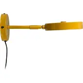 Dyberg Larsen LED-vegglampe Starlight, gul, Ø 14 cm, dimbar.