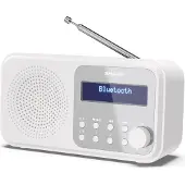 Sharp Tokyo DR-P420 - Bærbar DAB-radio - snowy white