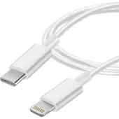 MaXlife OEM0100928, Hvit, USB C, Lightning, 2 m, Hankjønn, Hankjønn