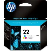 HP 22 - Farge (cyan, magenta, gul) - original - blekkpatron - for Deskjet F2185, F2187, F2210, F2235, F2240, F2275, F2280, F2290, F375, F4175, F4190, F4194