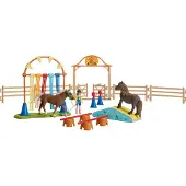 Schleich Farm World - Agilitytrening 42481 - - OneSize - Lekefigur