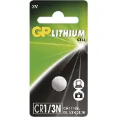 GP Batteries Lithium Cell CR1/3N, Engangsbatteri, 1/3N, Lithium, 3 V, 1 stykker