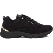 Xti for woman. 14245204-NEGRO Trainers 142452 black (38), Fabric, Flat, Laces, Casual