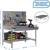 Simonwork (bancos De Trabajo) Bt2 Box Arbeidsbenk 1445x1210x610 Mm