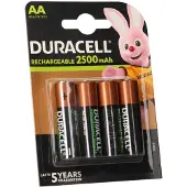 Duracell Oppladbare Aa Duralock 2400 4 Enheter
